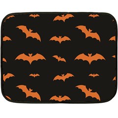 Bat Pattern Fleece Blanket (mini) by Valentinaart