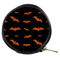 Bat Pattern Mini Makeup Bag by Valentinaart