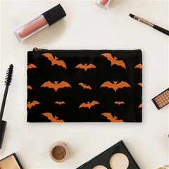 Bat Pattern Cosmetic Bag (medium) by Valentinaart