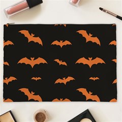 Bat Pattern Cosmetic Bag (xxl) by Valentinaart