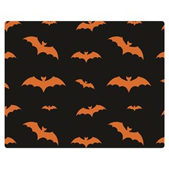 Bat Pattern Double Sided Flano Blanket (medium)  by Valentinaart