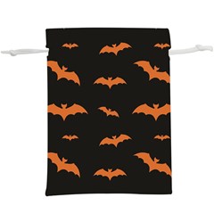 Bat Pattern Lightweight Drawstring Pouch (xl) by Valentinaart