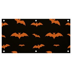 Bat Pattern Banner And Sign 4  X 2 