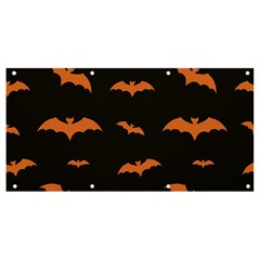 Bat Pattern Banner And Sign 8  X 4  by Valentinaart