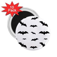 Bat Pattern 2 25  Magnets (10 Pack)  by Valentinaart