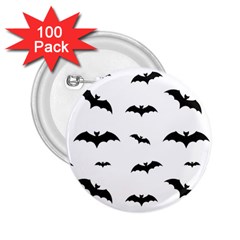 Bat Pattern 2 25  Buttons (100 Pack)  by Valentinaart