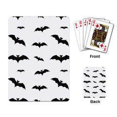 Bat Pattern Playing Cards Single Design (rectangle)