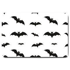 Bat Pattern Large Doormat by Valentinaart