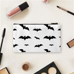 Bat pattern Cosmetic Bag (Small) Back