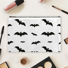 Bat Pattern Cosmetic Bag (large) by Valentinaart