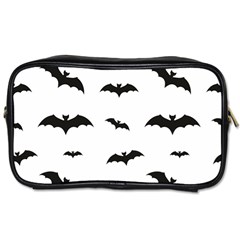 Bat Pattern Toiletries Bag (two Sides) by Valentinaart