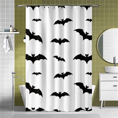 Bat Pattern Shower Curtain 48  X 72  (small)  by Valentinaart