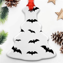 Bat Pattern Ornament (christmas Tree) 