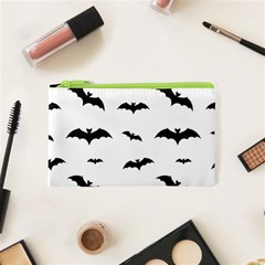 Bat Pattern Cosmetic Bag (xs) by Valentinaart