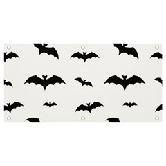 Bat Pattern Banner And Sign 4  X 2 