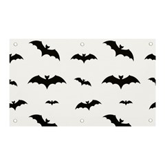 Bat Pattern Banner And Sign 5  X 3  by Valentinaart