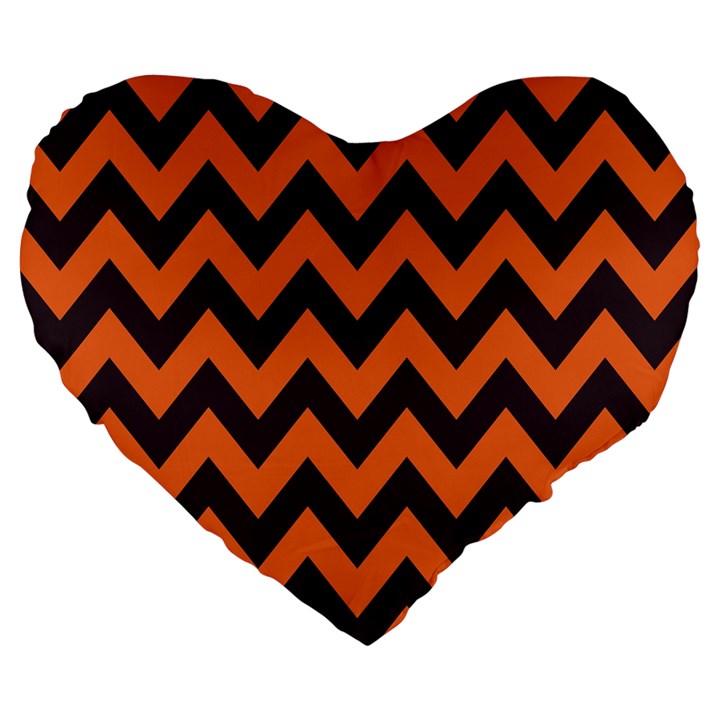 Halloween  Large 19  Premium Heart Shape Cushions