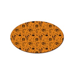 Halloween  Sticker Oval (10 Pack) by Valentinaart