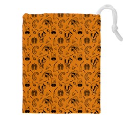 Halloween  Drawstring Pouch (5xl) by Valentinaart