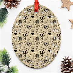 Halloween  Ornament (oval Filigree)