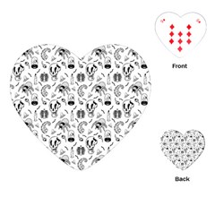 Halloween  Playing Cards Single Design (heart)