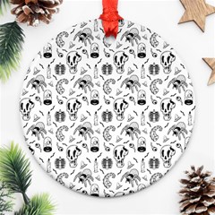 Halloween  Round Ornament (two Sides)