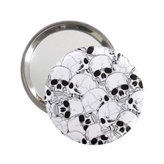 Skull Pattern 2 25  Handbag Mirrors by Valentinaart