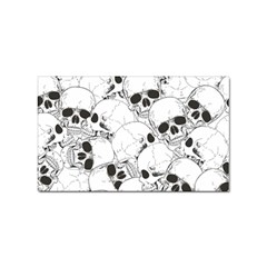 Skull Pattern Sticker Rectangular (100 Pack) by Valentinaart