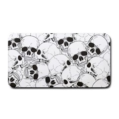 Skull Pattern Medium Bar Mat by Valentinaart