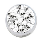 Skull pattern 4-Port USB Hub (Two Sides) Front