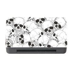 Skull Pattern Memory Card Reader With Cf by Valentinaart