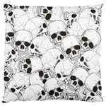 Skull pattern Large Flano Cushion Case (Two Sides) Front