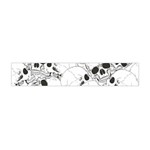 Skull pattern Flano Scarf (Mini) Front