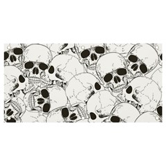 Skull Pattern Banner And Sign 4  X 2 