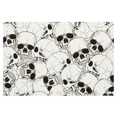 Skull Pattern Banner And Sign 6  X 4  by Valentinaart