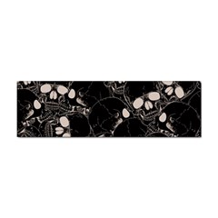 Skull Pattern Sticker (bumper) by Valentinaart