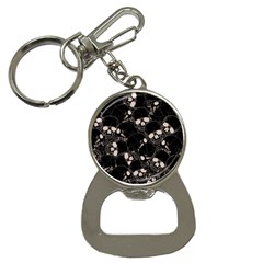 Skull Pattern Bottle Opener Key Chain by Valentinaart