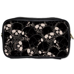 Skull Pattern Toiletries Bag (two Sides) by Valentinaart