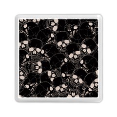 Skull Pattern Memory Card Reader (square) by Valentinaart