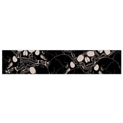 Skull Pattern Small Flano Scarf