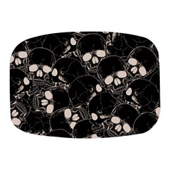 Skull Pattern Mini Square Pill Box by Valentinaart