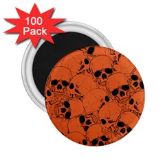 Skull Pattern 2 25  Magnets (100 Pack)  by Valentinaart