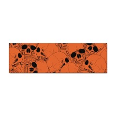 Skull Pattern Sticker (bumper) by Valentinaart