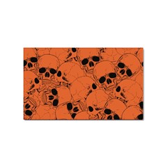 Skull Pattern Sticker Rectangular (10 Pack) by Valentinaart