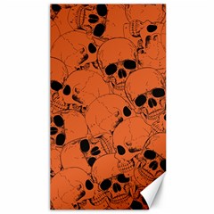 Skull Pattern Canvas 40  X 72  by Valentinaart