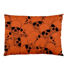 Skull Pattern Pillow Case by Valentinaart