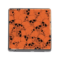 Skull Pattern Memory Card Reader (square 5 Slot) by Valentinaart