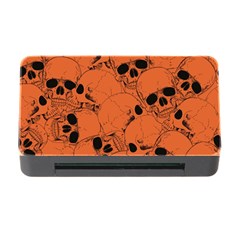 Skull Pattern Memory Card Reader With Cf by Valentinaart