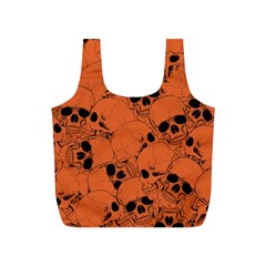 Skull Pattern Full Print Recycle Bag (s) by Valentinaart