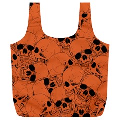 Skull Pattern Full Print Recycle Bag (xl) by Valentinaart